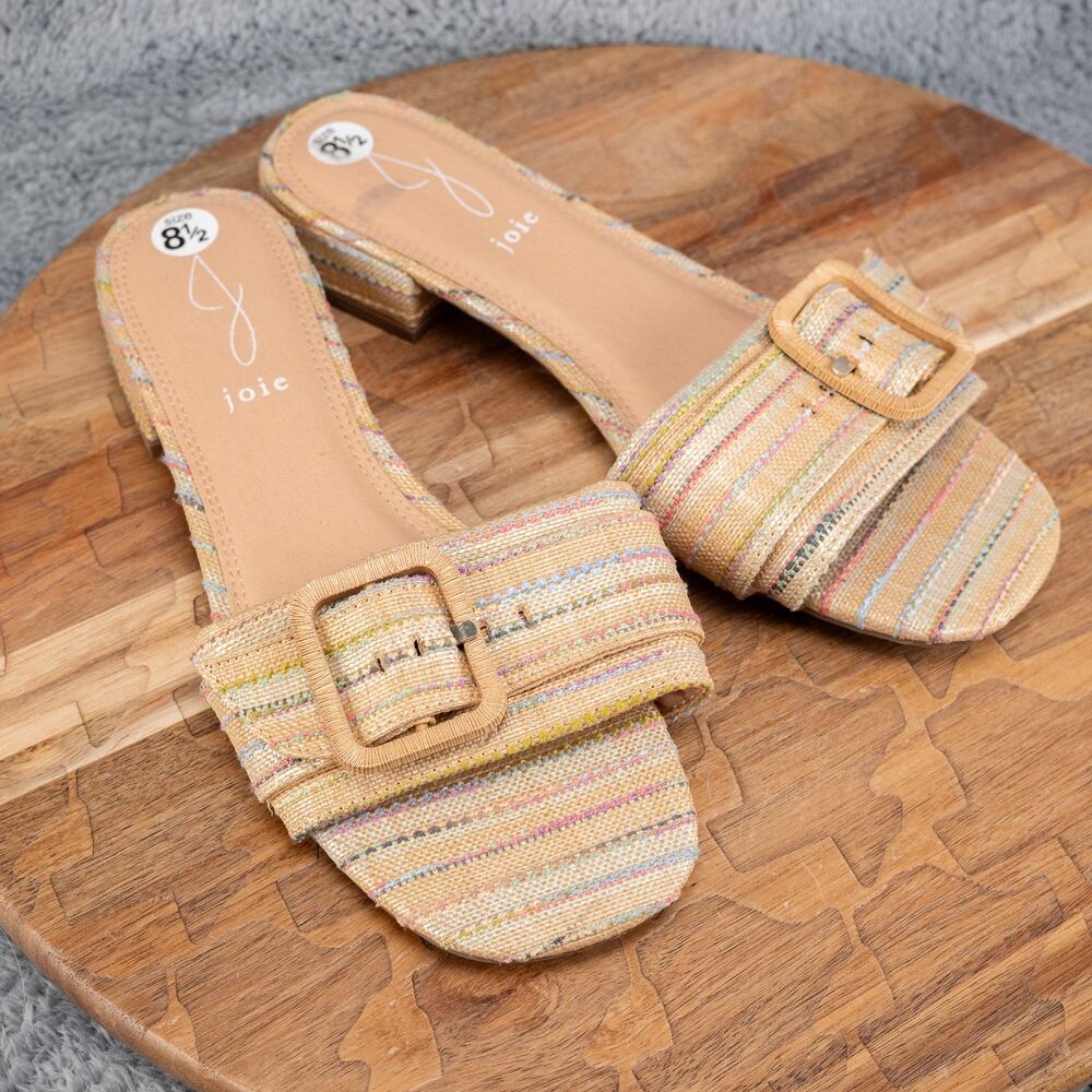 Joie Claire Coastal Woven Slide Sandal Size 8.5 M‎ Summer Beach Boho
